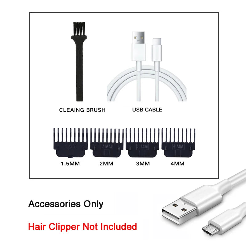 Portable Hair Cutting Machine T9 Vintage Hair Clipper USB Fast Charging Shaver Barber Cordless Hair Trimmer For Men's Barbe